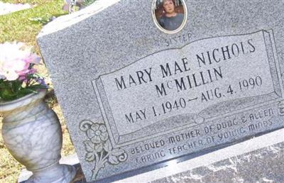 Mary Mae Nichols Mcmillin on Sysoon