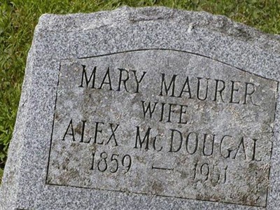 Mary Maurer McDougal on Sysoon