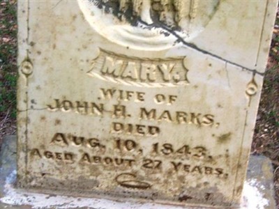 Mary Merriwether Barnett Marks on Sysoon