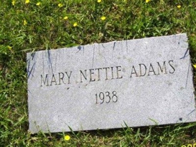 Mary Nettie Adams on Sysoon