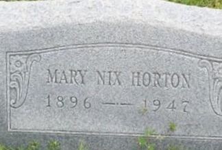 Mary Nix Horton on Sysoon
