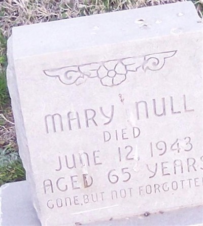 Mary Null on Sysoon
