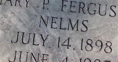 Mary P. Ferguson Nelms on Sysoon