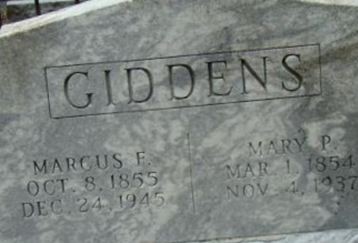 Mary P Giddens on Sysoon