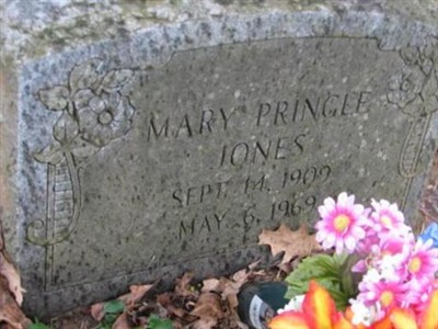 Mary Pringle Jones on Sysoon