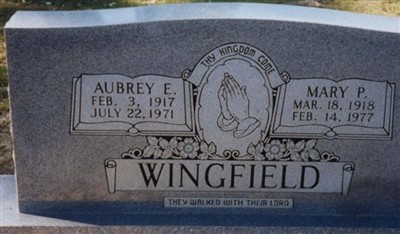Mary Priscilla Andrews Wingfield on Sysoon