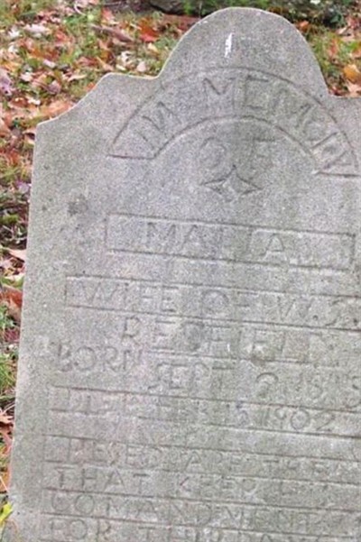 Mary (Redfield) Hollenbeck Justin on Sysoon