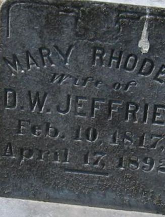 Mary Rhodes Jeffries on Sysoon