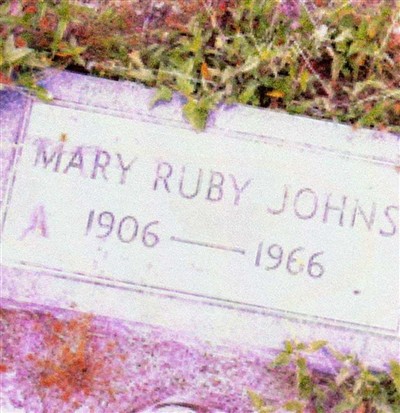 Mary Ruby Johns on Sysoon
