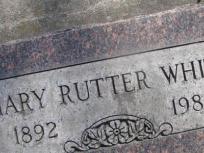 Mary Rutter White on Sysoon