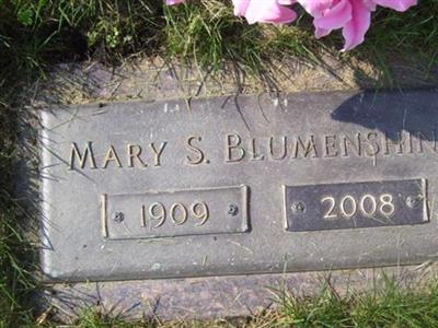 Mary S. Hensley Blumenshine on Sysoon