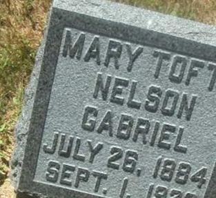 Mary Tofte Nelson Gabriel on Sysoon