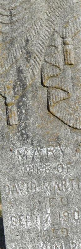 Mary unknown Martin on Sysoon