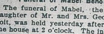 Marybelle Rose "Mabel" Benoit on Sysoon
