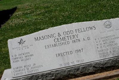 Masonic and Odd Fellows Cemetery on Sysoon