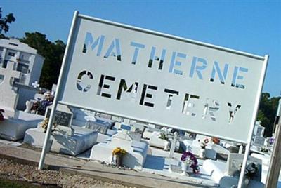 Matherne Cemetery on Sysoon