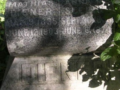 MATHIAS DIENER, Find a grave on Sysoon MATHIAS DIENER on Sysoon
