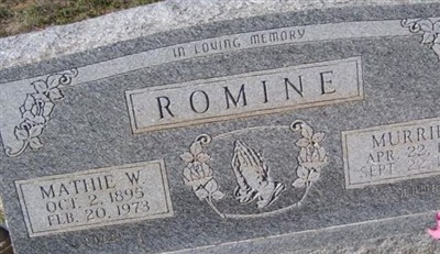 Mathie W. Romine on Sysoon