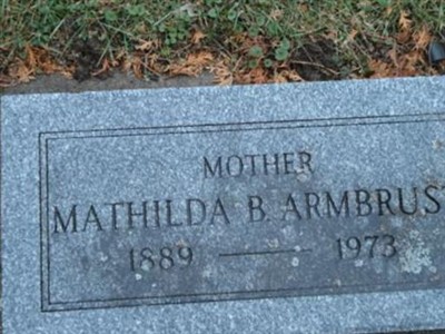 Mathilda B Armbrust on Sysoon
