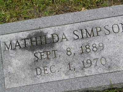 Mathilda Simpson on Sysoon