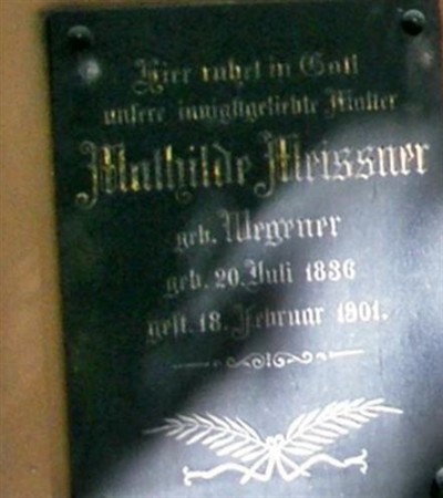 Mathilde Wegener Meissner on Sysoon