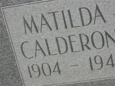 Matilda Calderon on Sysoon