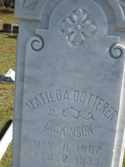 Matilda Dotterer Dickinson on Sysoon