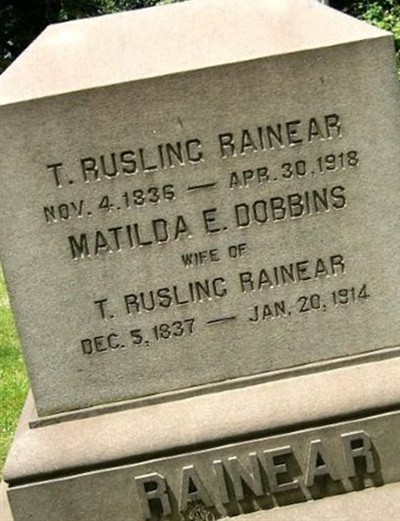 Matilda E Dobbins Rainear on Sysoon