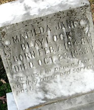 Matilda Jane Joiner Blaylock on Sysoon