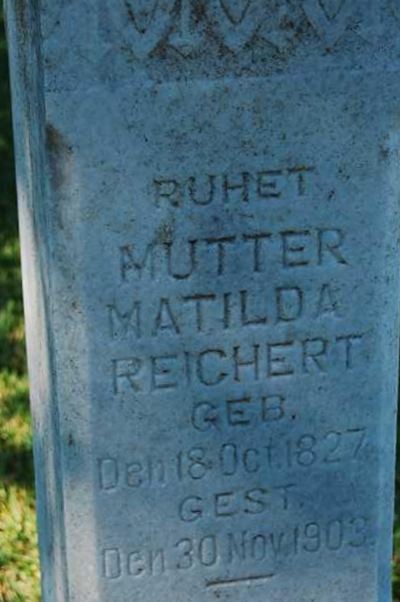 Matilda Reichert on Sysoon