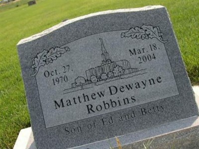 Matthew Dewayne Robbins on Sysoon