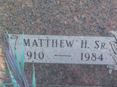 Matthew H. Anderson, Sr on Sysoon