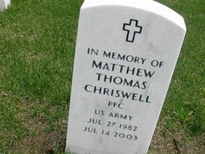 Matthew Thomas Chriswell on Sysoon