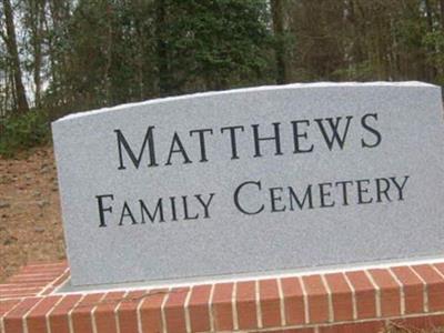Matthews Family Cemetery on Sysoon