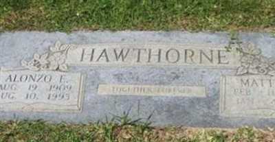 Mattie A Winder Hawthorne on Sysoon