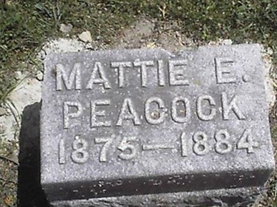 Mattie E Peacock on Sysoon