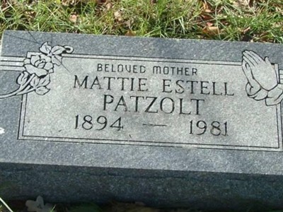 Mattie Estell Patzolt on Sysoon