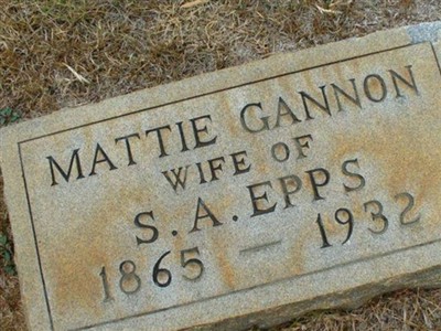 Mattie Gannon Epps on Sysoon