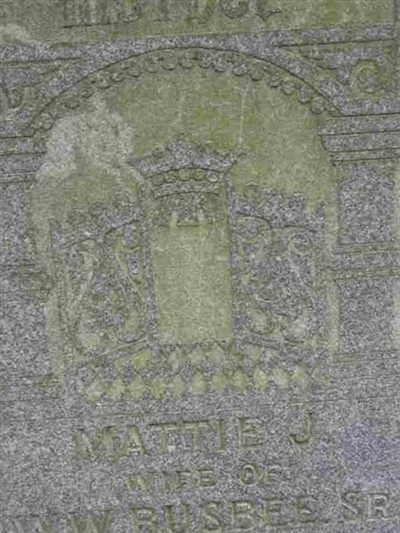 Mattie J. Busbee, Find a grave on Sysoon Mattie J. Busbee on Sysoon