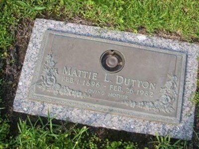 Mattie L Dutton on Sysoon