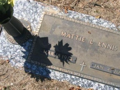 Mattie L. Ennis on Sysoon