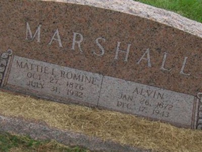 Mattie L. Romine Marshall on Sysoon