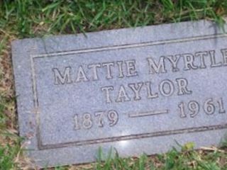 Mattie Myrtle Dulaney Taylor on Sysoon