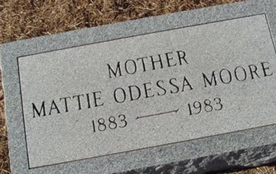 Mattie Odessa Moore on Sysoon