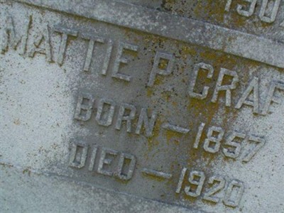 Mattie P. Crafton on Sysoon