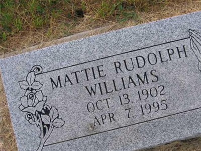 Mattie Rudolph Williams on Sysoon