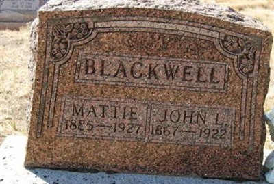 Mattie Settle Blackwell on Sysoon