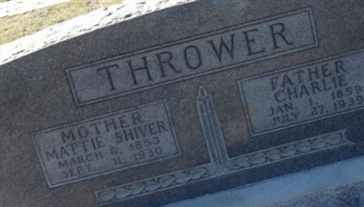 Mattie Shiver Thrower on Sysoon