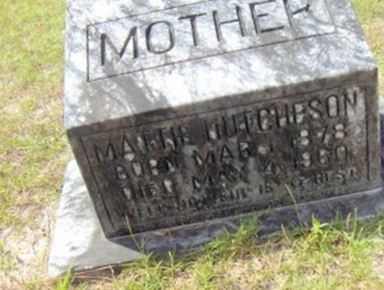 Mattie Waters Hutcheson on Sysoon
