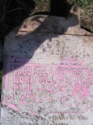 Maud Ella Boydstun on Sysoon